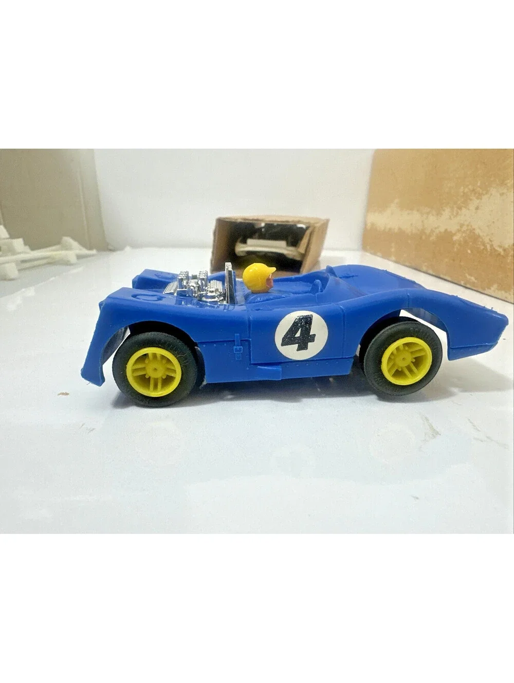 Vintage 1970 Tri-ang Scalextric C20 Dart C21 Cougar Slot Car Set Canada RUNS